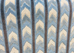 NEW Designer Heavyweight Striped Chevron Upholstery Fabric - Light Blue - Fancy Styles Fabric Pierre Frey Lee Jofa Brunschwig & Fils