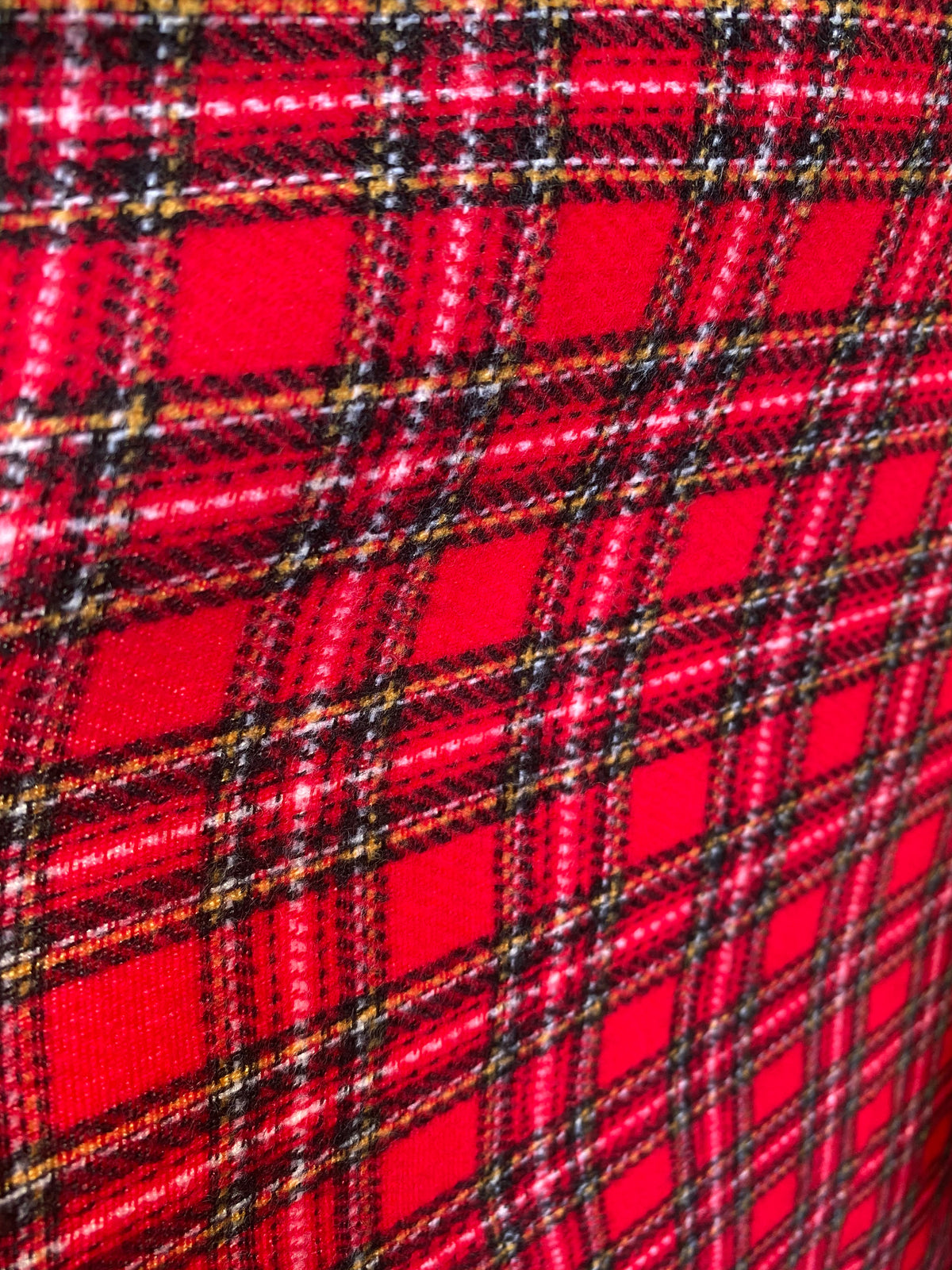New Designer Plaid Tartan Medium Weight Woven Fabric - Red - Fancy Styles Fabric Pierre Frey Lee Jofa Brunschwig & Fils