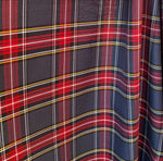 NEW Designer Plaid Tartan Medium Dress Weight Woven Fabric - Gray, Red, Yellow, & Black - Fancy Styles Fabric Pierre Frey Lee Jofa Brunschwig & Fils