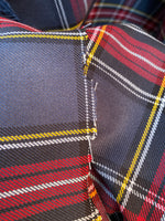 NEW Designer Plaid Tartan Medium Dress Weight Woven Fabric - Gray, Red, Yellow, & Black - Fancy Styles Fabric Pierre Frey Lee Jofa Brunschwig & Fils