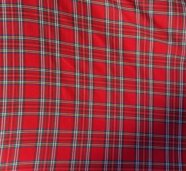 New Designer Plaid Tartan Medium Weight Woven Fabric - Red - Fancy Styles Fabric Pierre Frey Lee Jofa Brunschwig & Fils