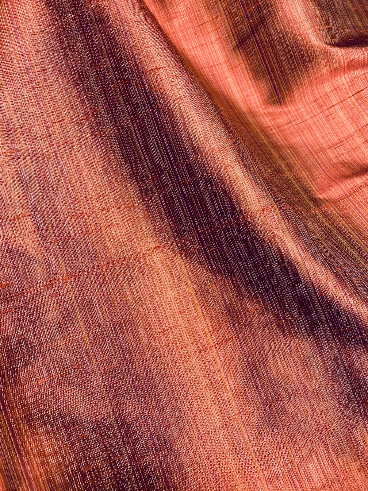 NEW Lady Bridgette Designer 100% Silk Dupioni Fabric - Striped Red & Pink - Fancy Styles Fabric Pierre Frey Lee Jofa Brunschwig & Fils