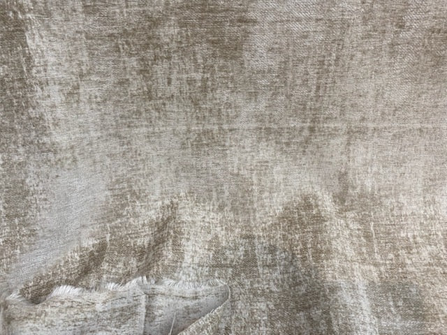 NEW Designer Chenille Velvet Upholstery Fabric - Taupe - Fancy Styles Fabric Pierre Frey Lee Jofa Brunschwig & Fils