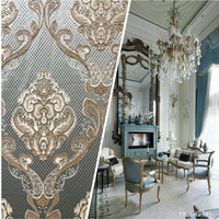 NEW King Eliot Antique Inspired Eggshell Silver Blue Satin Brocade Upholstery Fabric - Fancy Styles Fabric Pierre Frey Lee Jofa Brunschwig & Fils
