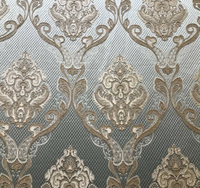 NEW King Eliot Antique Inspired Eggshell Silver Blue Satin Brocade Upholstery Fabric - Fancy Styles Fabric Pierre Frey Lee Jofa Brunschwig & Fils