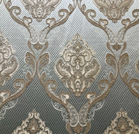 NEW King Eliot Antique Inspired Eggshell Silver Blue Satin Brocade Upholstery Fabric - Fancy Styles Fabric Pierre Frey Lee Jofa Brunschwig & Fils