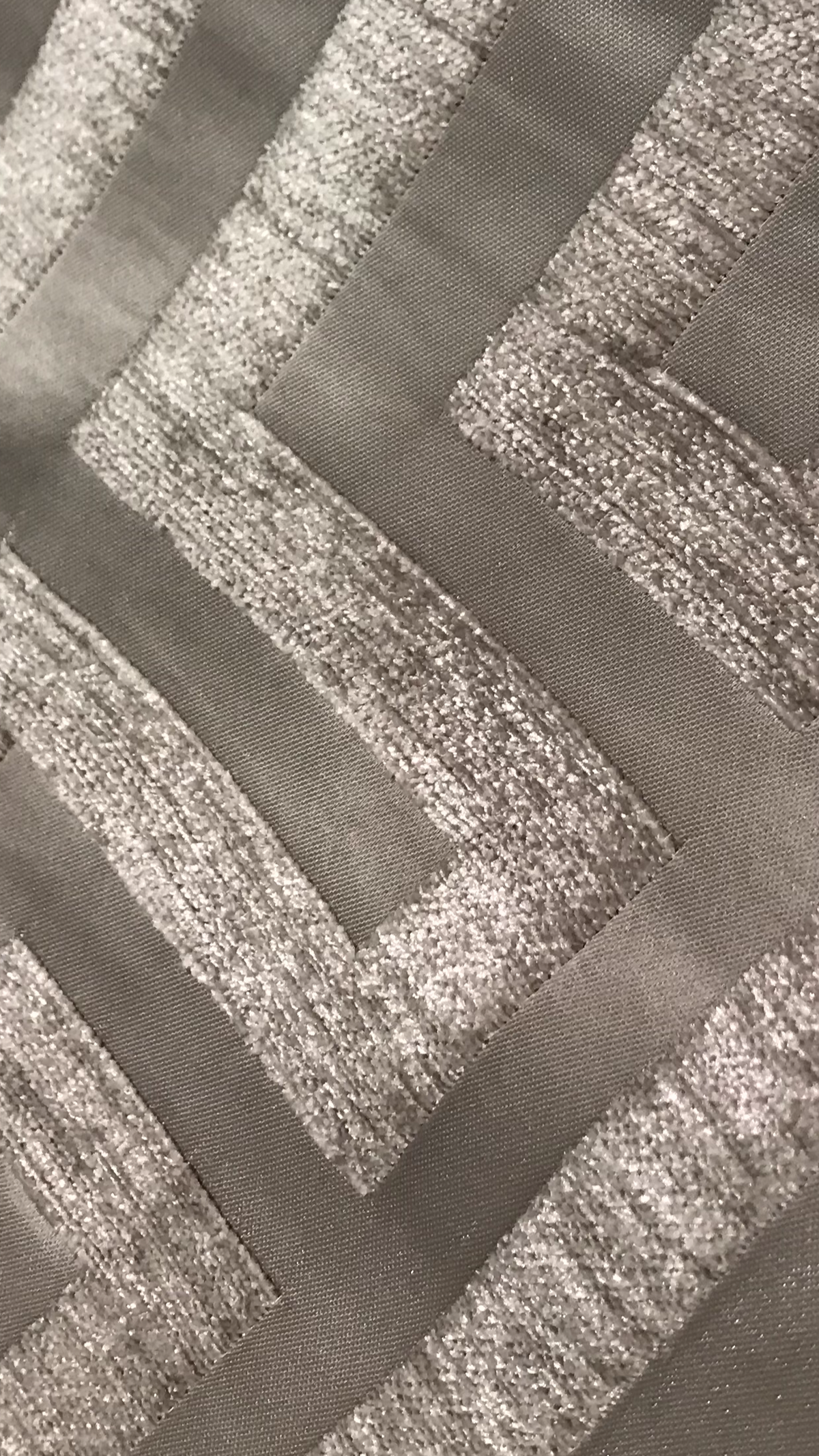 NEW Rose Gold Satin & Cut Chenille Velvet Brocade Upholstery Fabric - Fancy Styles Fabric Pierre Frey Lee Jofa Brunschwig & Fils