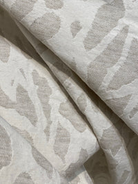NEW! SALE! Duke Shane 100% Linen Woven Zebra Inspired Fabric- Stone - Fancy Styles Fabric Pierre Frey Lee Jofa Brunschwig & Fils