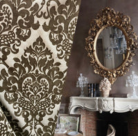 NEW! Queen Letty Made In Italy Velvet Fabric- Medallion - Upholstery - Fancy Styles Fabric Pierre Frey Lee Jofa Brunschwig & Fils