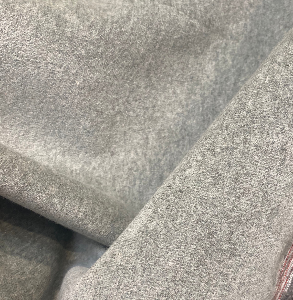 NEW! Prince Hudson - 100% Mohair Upholstery Velvet Fabric - Heather Grey - Fancy Styles Fabric Pierre Frey Lee Jofa Brunschwig & Fils
