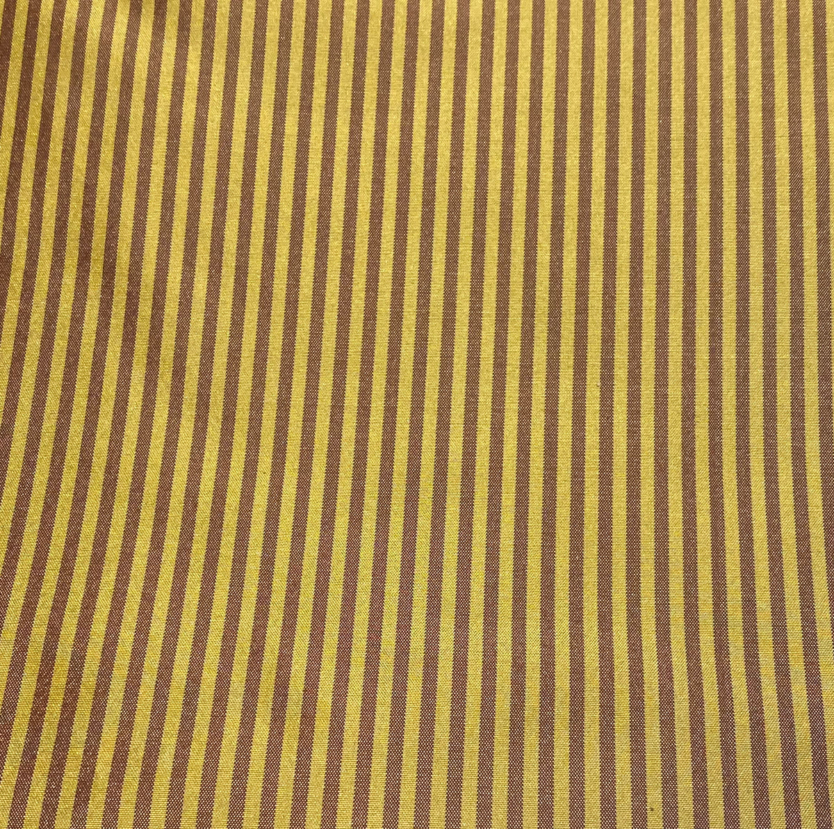 NEW Lady Bernadette 100% Silk Taffeta Fabric with 1/8” Burgundy and Yellow Stripes SB_8_50 - Fancy Styles Fabric Pierre Frey Lee Jofa Brunschwig & Fils