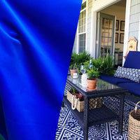 NEW! Duke Donovan WATERPROOF OUTDOOR Velvet Upholstery Fabric - Electric Blue - Fancy Styles Fabric Pierre Frey Lee Jofa Brunschwig & Fils