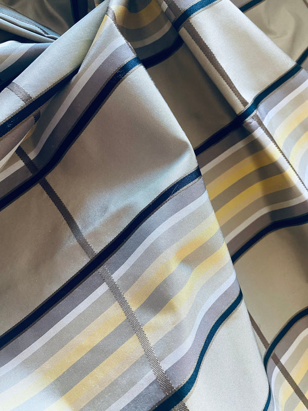 NEW Lady Deborah 100% Silk Taffeta Plaid Tartan Ribbon Fabric- SB_1_25 - Fancy Styles Fabric Pierre Frey Lee Jofa Brunschwig & Fils