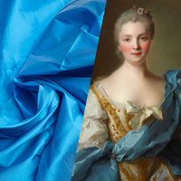 NEW Lady Frank Light Designer “Faux Silk” Taffeta Fabric Made in Italy Cobalt Blue w/ Pink Iridescence - Fancy Styles Fabric Pierre Frey Lee Jofa Brunschwig & Fils