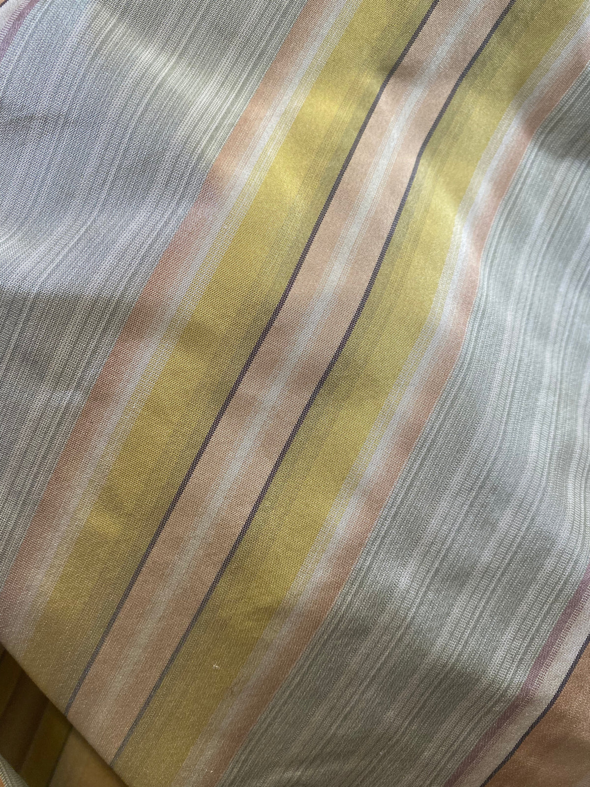 NEW Lady Grenada 100% Silk Taffeta Fabric- Pastel Stripes - Fancy Styles Fabric Pierre Frey Lee Jofa Brunschwig & Fils