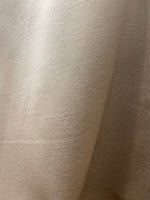 NEW! SALE! Princess Zander Satin Solid Decorating & Upholstery Fabric - Beige Gold