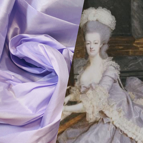 NEW Lady Frank Light Designer “Faux Silk” Taffeta Fabric Made in Italy Lavender - Fancy Styles Fabric Pierre Frey Lee Jofa Brunschwig & Fils