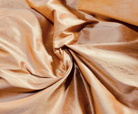 NEW Duchess Mable Designer 100% Silk Dupioni Fabric Solid Ultra Icy Pumpkin Orange - Fancy Styles Fabric Pierre Frey Lee Jofa Brunschwig & Fils