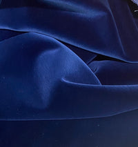 NEW! Prince Oliver Designer 100% Cotton Made In Belgium Upholstery Velvet Fabric Jewel Blue - Fancy Styles Fabric Pierre Frey Lee Jofa Brunschwig & Fils