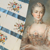 NEW! Lady Lauren Novelty 100% Silk Taffeta Embroidered Fabric - Made in India- Satin Ribbon - Fancy Styles Fabric Pierre Frey Lee Jofa Brunschwig & Fils