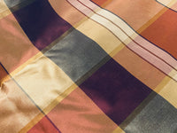 NEW Duchess Dawn 100% Silk Taffeta Plaid Tartan Fabric- SB_1_28 - Fancy Styles Fabric Pierre Frey Lee Jofa Brunschwig & Fils