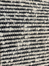 NEW Count Yorkshire Designer Heavyweight Boucle Upholstery Fabric in White and Black Melange - Fancy Styles Fabric Pierre Frey Lee Jofa Brunschwig & Fils