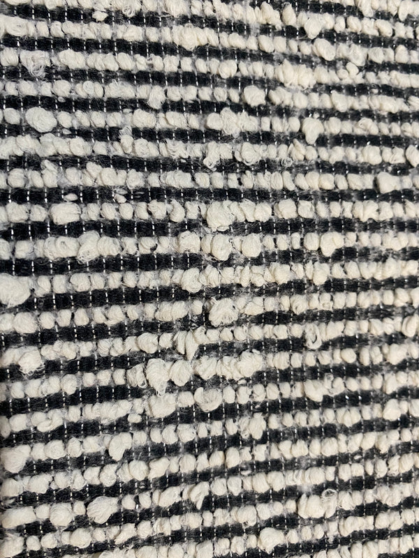 NEW Count Yorkshire Designer Heavyweight Boucle Upholstery Fabric in White and Black Melange - Fancy Styles Fabric Pierre Frey Lee Jofa Brunschwig & Fils