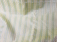 NEW! Lady Rebecca 100% Silk Taffeta Ribbon Stripe Fabric - Mint Green - Fancy Styles Fabric Pierre Frey Lee Jofa Brunschwig & Fils