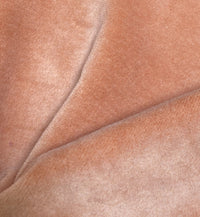 NEW! Princess Piama - Made in England- Soft Solid Cotton Blend Velvet Fabric in Icy Peach - Fancy Styles Fabric Pierre Frey Lee Jofa Brunschwig & Fils