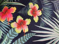 NEW Lady Tropicana Designer Indoor/Outdoor Waterproof Upholstery Fabric- Palm Floral Black - Fancy Styles Fabric Pierre Frey Lee Jofa Brunschwig & Fils