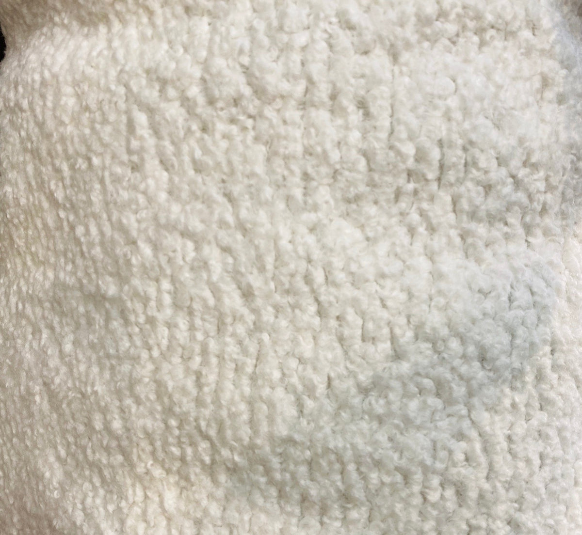NEW Sir Hugo Designer Upholstery Boucle Sherpa Faux Fur Fabric in Cream White - Fancy Styles Fabric Pierre Frey Lee Jofa Brunschwig & Fils