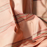NEW Princess Josephine Designer 100% Silk Taffeta Stripes Fabric - Pink 55” Wide - Fancy Styles Fabric Pierre Frey Lee Jofa Brunschwig & Fils