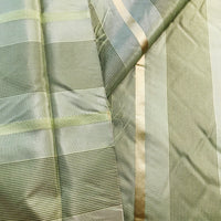 NEW Lady Lynette Designer 100% Silk Taffeta Stripes Fabric - Olive Green & Gold55” Wide - Fancy Styles Fabric Pierre Frey Lee Jofa Brunschwig & Fils