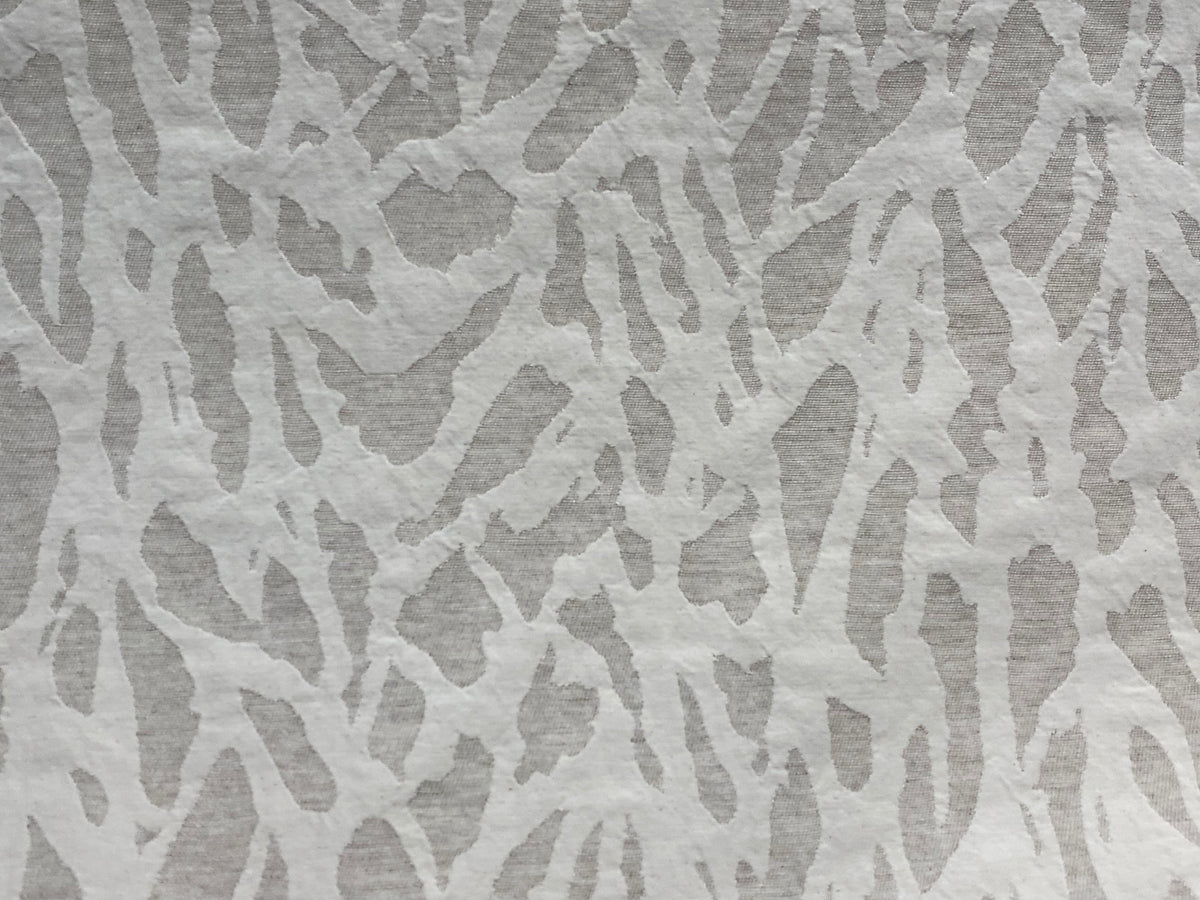 NEW! SALE! Duke Shane 100% Linen Woven Zebra Inspired Fabric- Stone - Fancy Styles Fabric Pierre Frey Lee Jofa Brunschwig & Fils