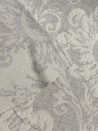 NEW! SALE! Duchess Sally 100% Linen Woven Medallion Fabric- Stone - Fancy Styles Fabric Pierre Frey Lee Jofa Brunschwig & Fils
