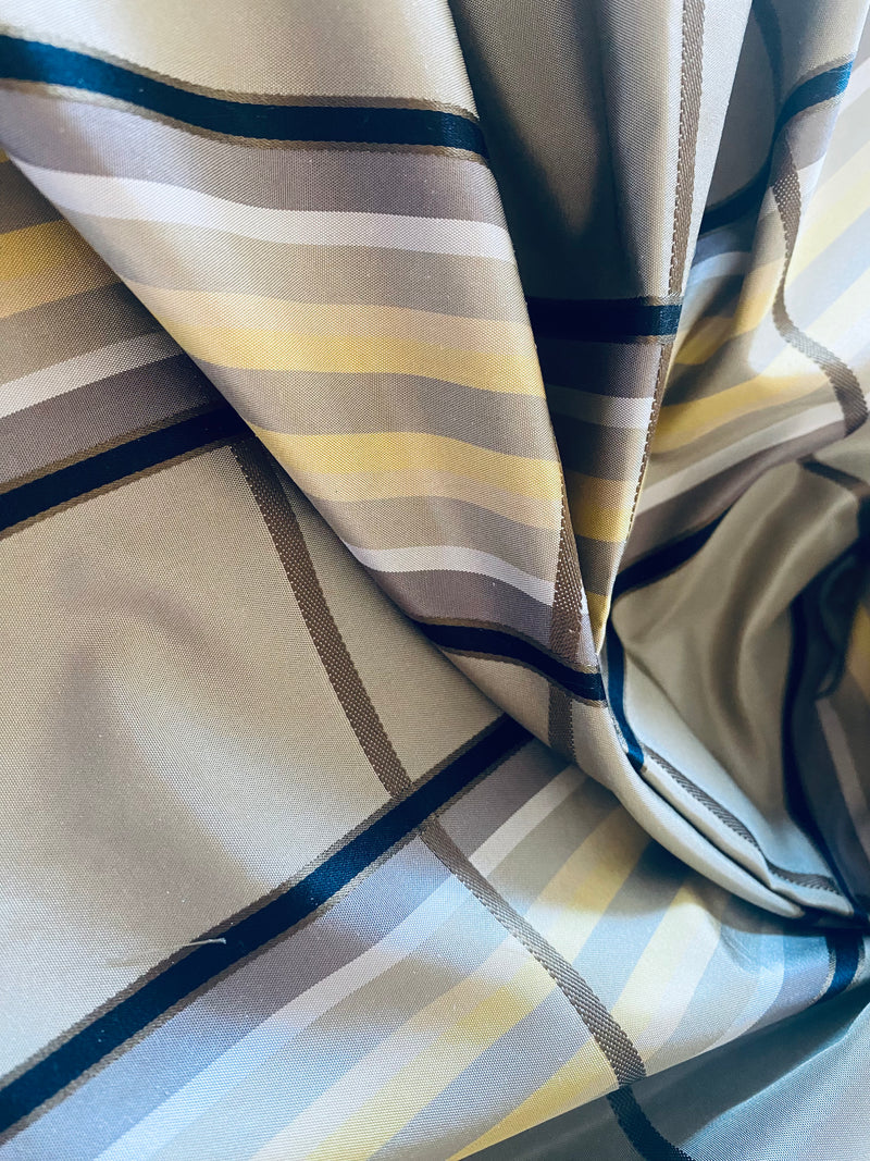 NEW Lady Deborah 100% Silk Taffeta Plaid Tartan Ribbon Fabric- SB_1_25
