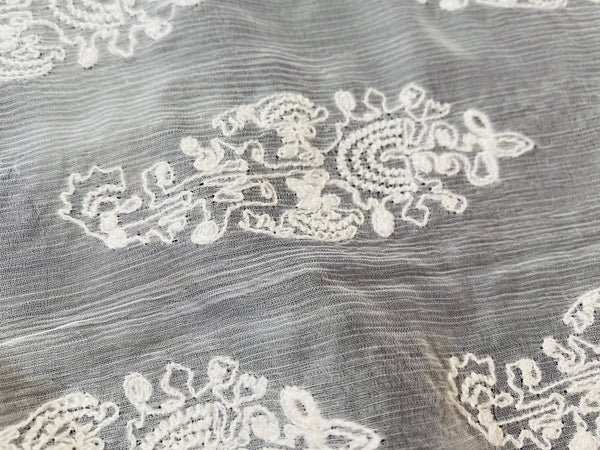 NEW Lady Di Novelty Bridal Couture 100% Silk Crinkle Chiffon Lace Fabric - Fancy Styles Fabric Pierre Frey Lee Jofa Brunschwig & Fils