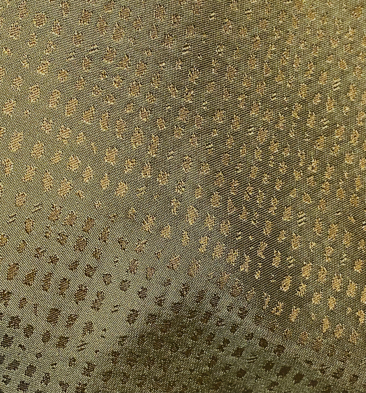NEW Sir Dante Designer 100% Silk Taffeta - Olive and Gold Pattern SB_8_7 - Fancy Styles Fabric Pierre Frey Lee Jofa Brunschwig & Fils