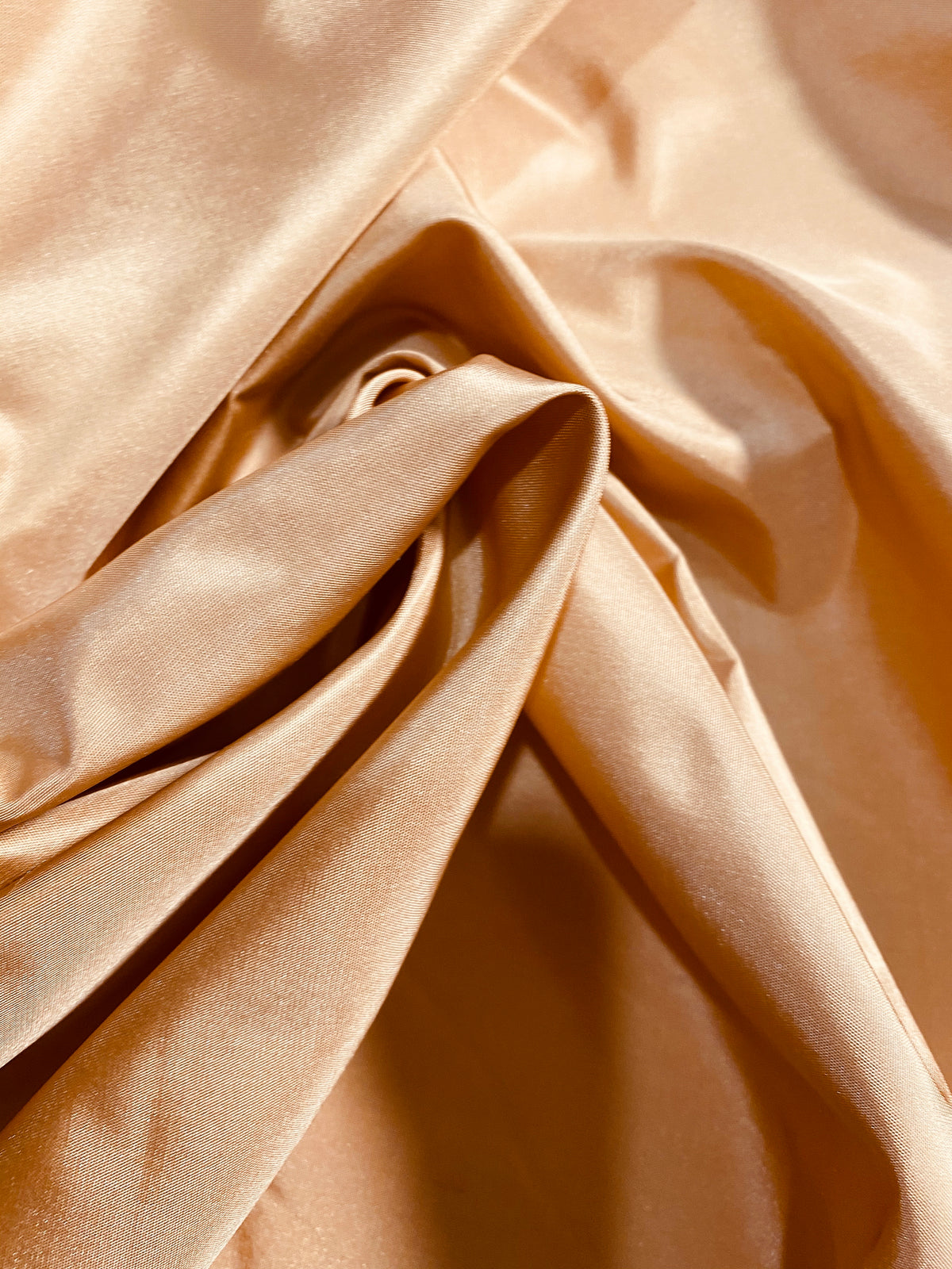 NEW Lady Lisa Designer 100% Silk Taffeta Fabric -Solid Salmon Peach - Fancy Styles Fabric Pierre Frey Lee Jofa Brunschwig & Fils