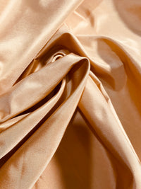 NEW Lady Lisa Designer 100% Silk Taffeta Fabric -Solid Salmon Peach - Fancy Styles Fabric Pierre Frey Lee Jofa Brunschwig & Fils
