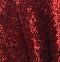 NEW! Sir Sylvio Luxury Heavyweight Upholstery Velvet Chenille Fabric - Red - BTY - Fancy Styles Fabric Pierre Frey Lee Jofa Brunschwig & Fils