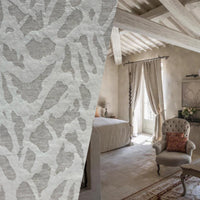 NEW! SALE! Duke Shane 100% Linen Woven Zebra Inspired Fabric- Stone - Fancy Styles Fabric Pierre Frey Lee Jofa Brunschwig & Fils