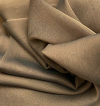 NEW! Duchess Deseray Silk & Poly Chiffon Sheer Fabric - Peach with Blue Iridescence - Fancy Styles Fabric Pierre Frey Lee Jofa Brunschwig & Fils