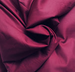 NEW Queen Ester 100% Cotton Sateen Fabric in Berry Red Crimson