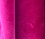 NEW! Prince Oliver - Designer 100% Cotton Made In Belgium Upholstery Velvet Fabric - Fuchsia - Fancy Styles Fabric Pierre Frey Lee Jofa Brunschwig & Fils