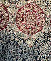 Queen Maria Designer Burnout Italian Velvet Fabric- Red, Navy, & Gold - Upholstery - Fancy Styles Fabric Pierre Frey Lee Jofa Brunschwig & Fils