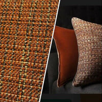 NEW Two-Tone Upholstery Tweed Texture Nubby Fabric -Burnt Orange - Fancy Styles Fabric Pierre Frey Lee Jofa Brunschwig & Fils