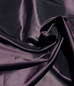 NEW Lady Lisa Designer 100% Silk Taffeta - Purple with Black Iridescence