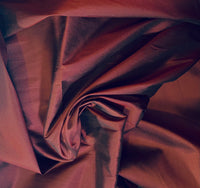 NEW Duchess Mable 100% Silk Dupioni - Solid Burgundy with Black Iridescence Fabric SS_5 - Fancy Styles Fabric Pierre Frey Lee Jofa Brunschwig & Fils