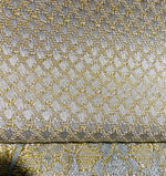 NEW Queen Helen (Matching to Queen Antionette) Novelty Ritz Neoclassical Brocade Diamond Satin Fabric - Ivory - Fancy Styles Fabric Pierre Frey Lee Jofa Brunschwig & Fils
